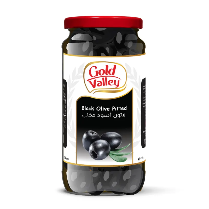 1a6b929c5c495e9267bdb52e853f3eb3_11zon Gold Valley Black Olive Slice 340gm شرائح زيتون أسود جولد فالي 340 جم - Image 1