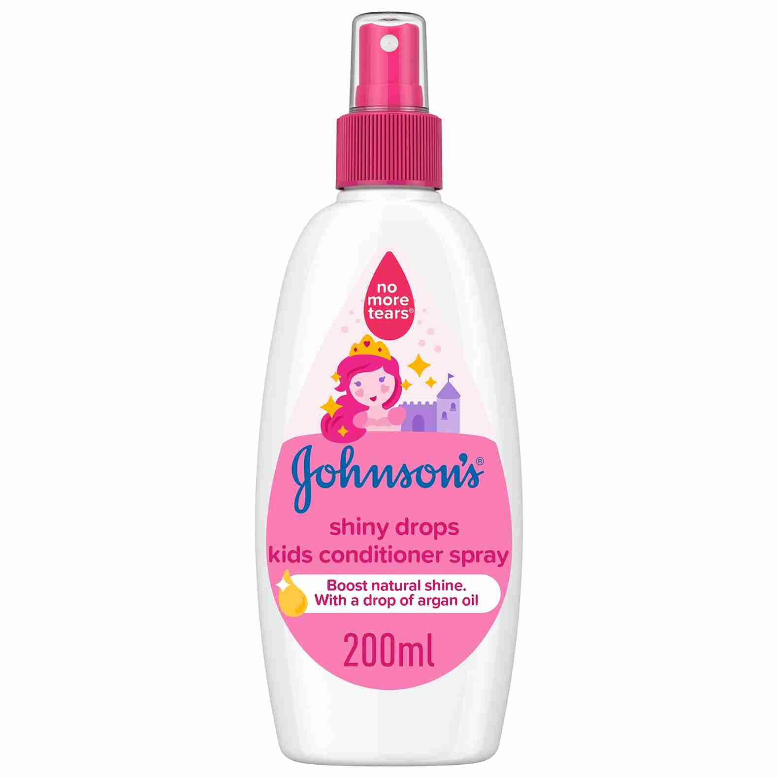 6309641242b134d411b1473c2415762c_11zon Johnson Baby Shiny Drops Kids Conditioner Spray 200ml بخاخ بلسم جونسون للأطفال شايني دروبس 200 مل - Image 1