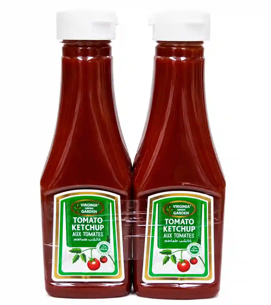 6edba7dbd54dfadeabd2f116808283ed_11zon Virginia Green Garden Aux Tomato Ketchup 340g كاتشب طماطم فيرجينيا جرين جاردن 340 جم - الصورة 1