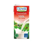 Lacnor Essentials Long Life Full Cream Milk 1 Liter لاكنور إسينشالز حليب كامل الدسم طويل الأجل 1 لتر