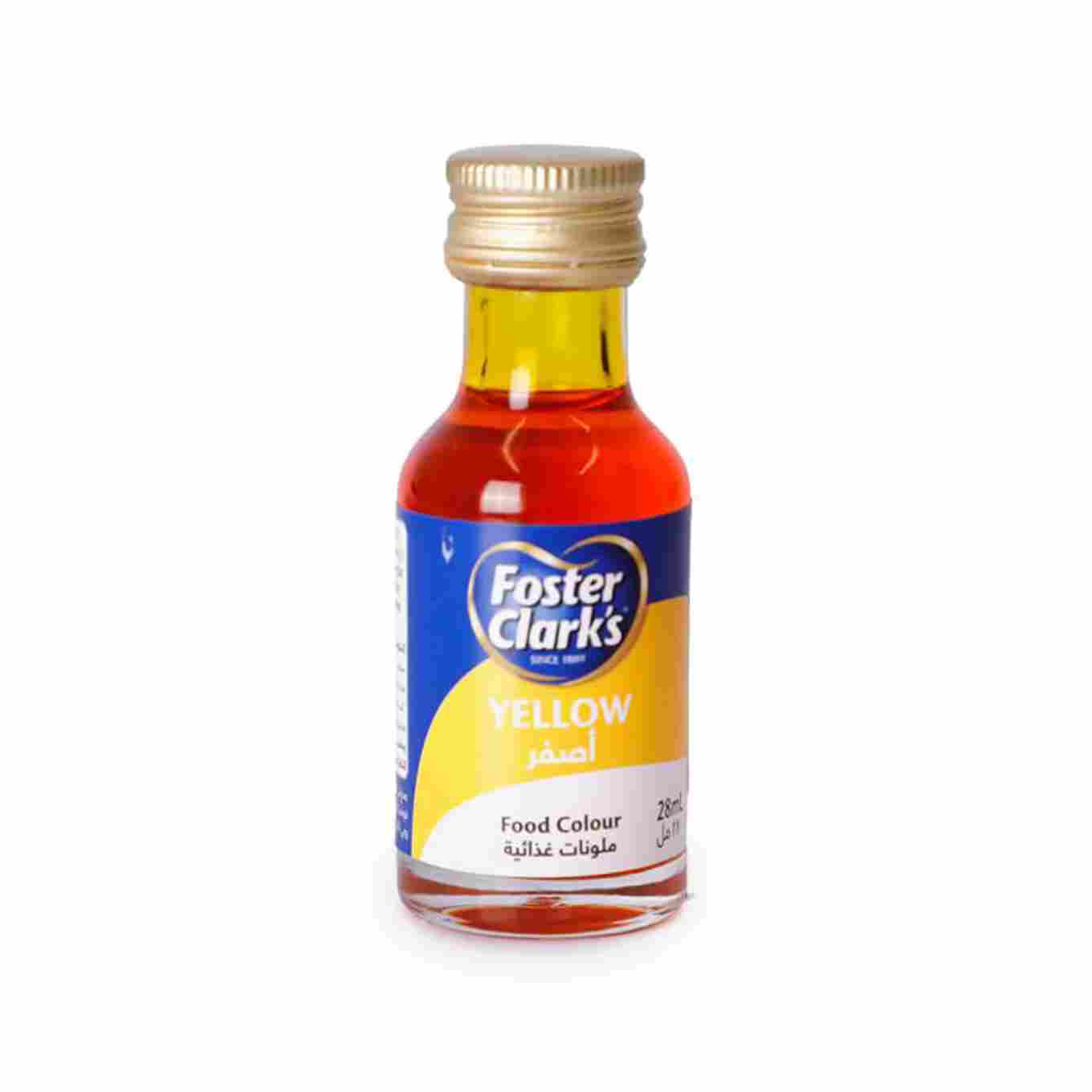 b260534ecef93229cebcab6a93e66cfb (1)_11zon Foster Clark's Yellow Food Colour 28ml ملون الطعام فوستر كلاركس أصفر 28 مل - الصورة 1